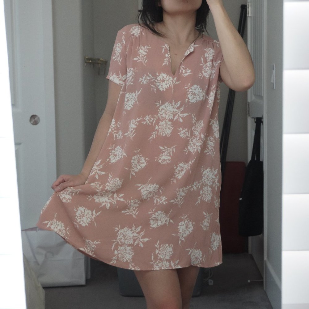 Spring Floral Shift Dress